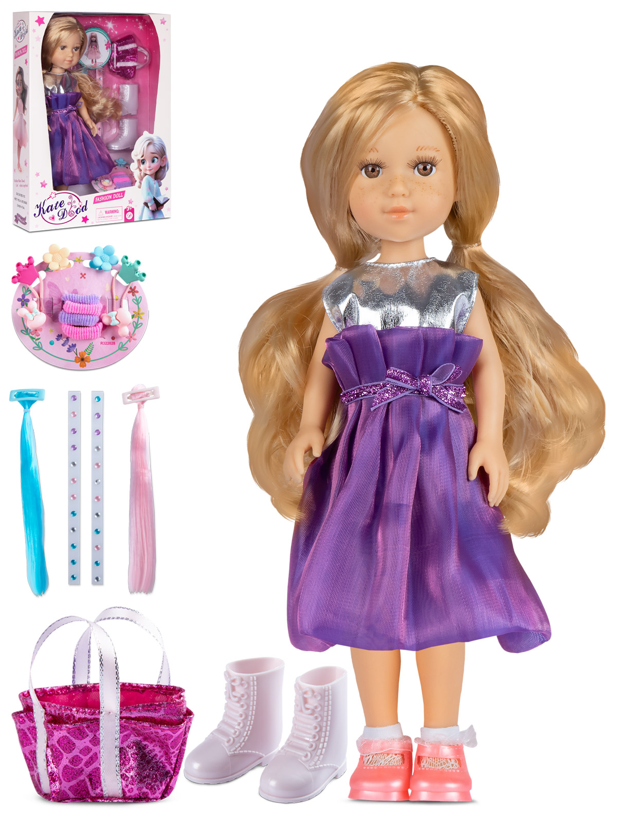 Кукла классическая AMORE BELLO Модница 32см JB0211665 - фото 12