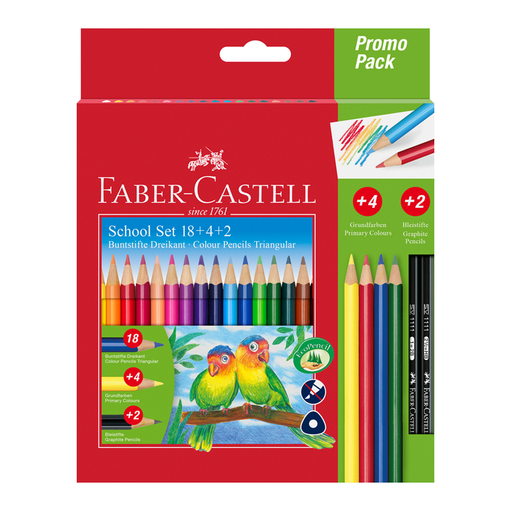 Карандаши цветные Faber Castell 24 шт. - фото 1