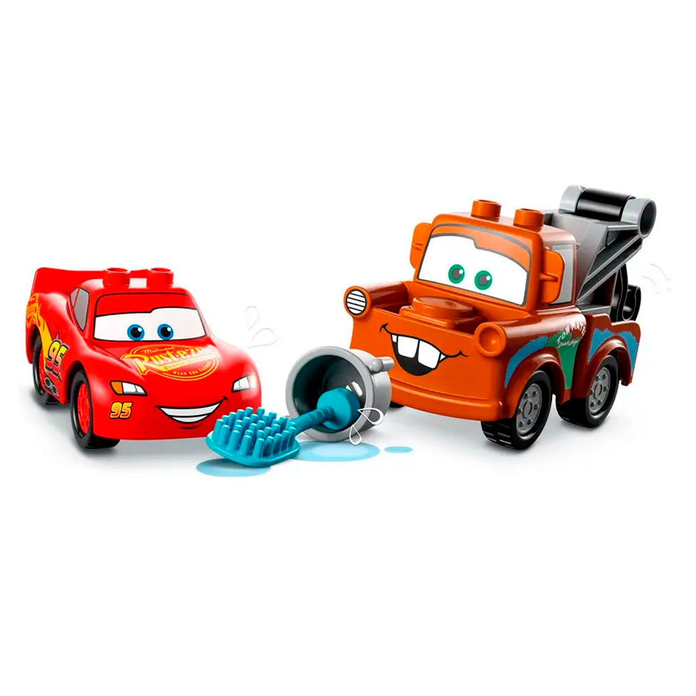 Конструктор LEGO DUPLO Молния МакКуин на автомойке 29 дет. - фото 4