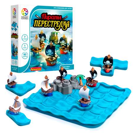 Настольная игра Bondibon логическая ПИРАТЫ ПЕРЕСТРЕЛКА