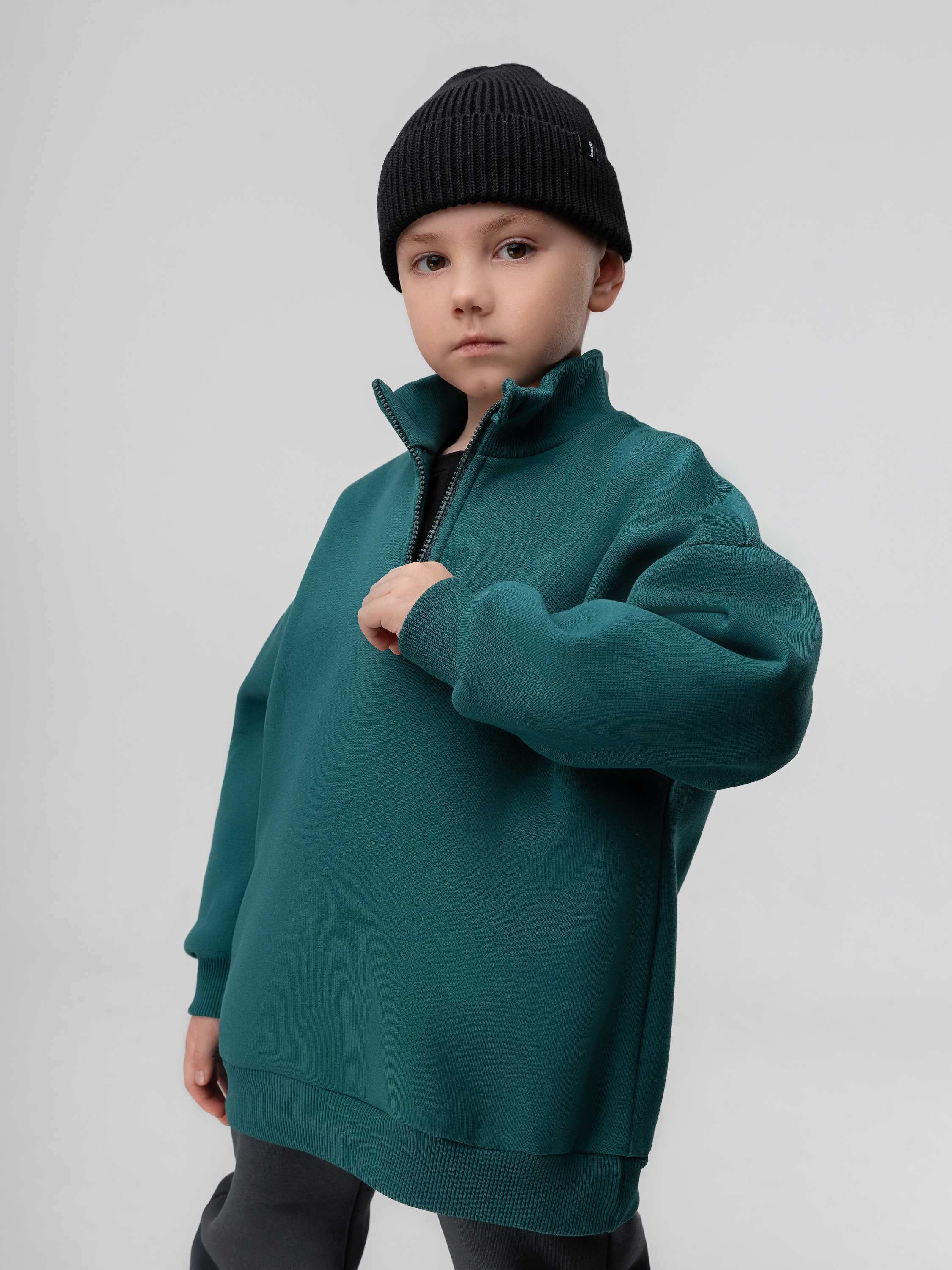 Толстовка спортивная Bodo 20-269MU_бирюзовый - фото 1