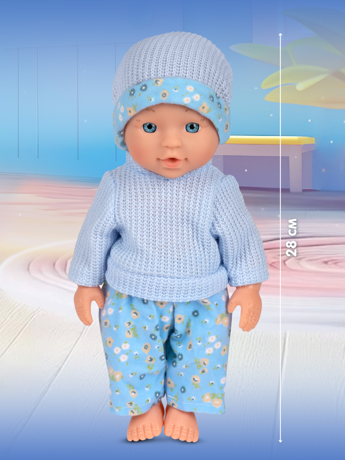 Кукла пупс AMORE BELLO высота 28 см JB0213682 - фото 7