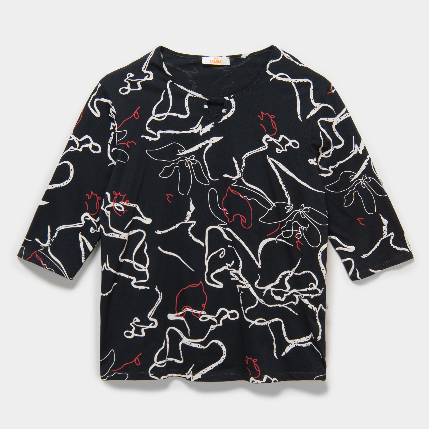 Туника ё TJ-TUNICP-BLACK-2-SS25 - фото 1