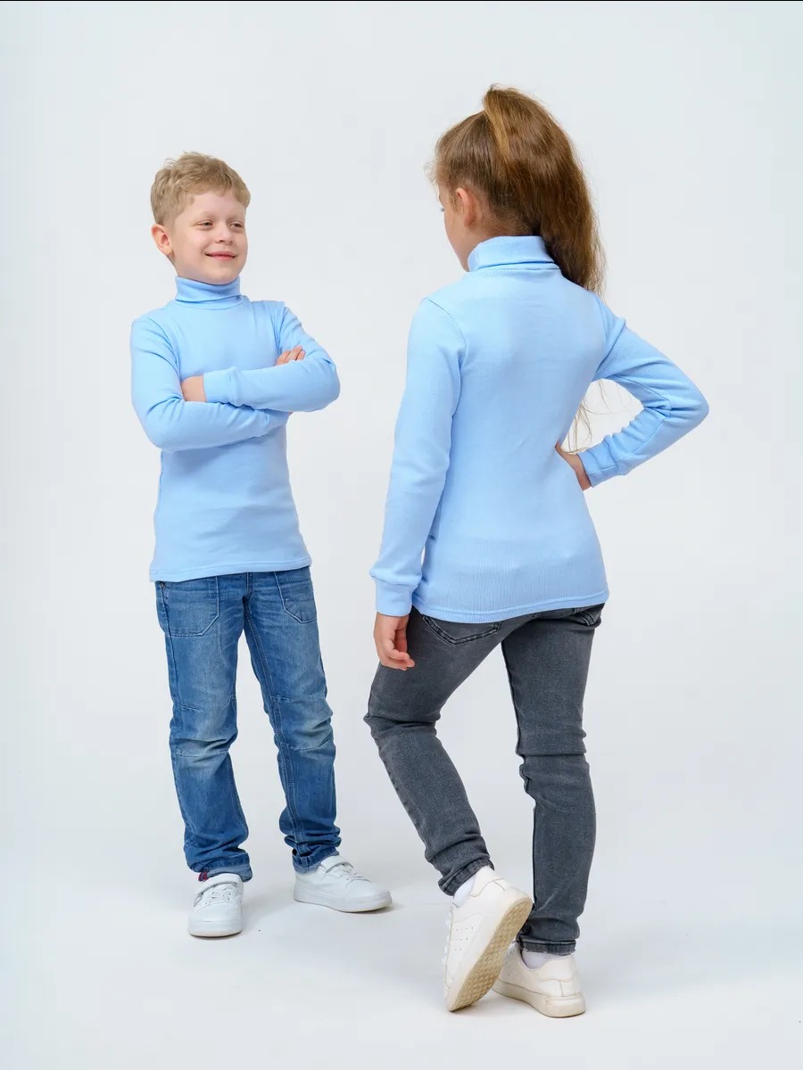 Водолазка TOTEMFOX 231КН2(2)F/голубой меланж - фото 14