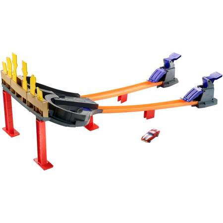 Трек Hot Wheels Супер гонка с пусковой установкой