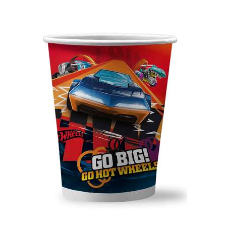 Набор бумажных стаканов ND Play Hot Wheels 250мл 6шт 292782