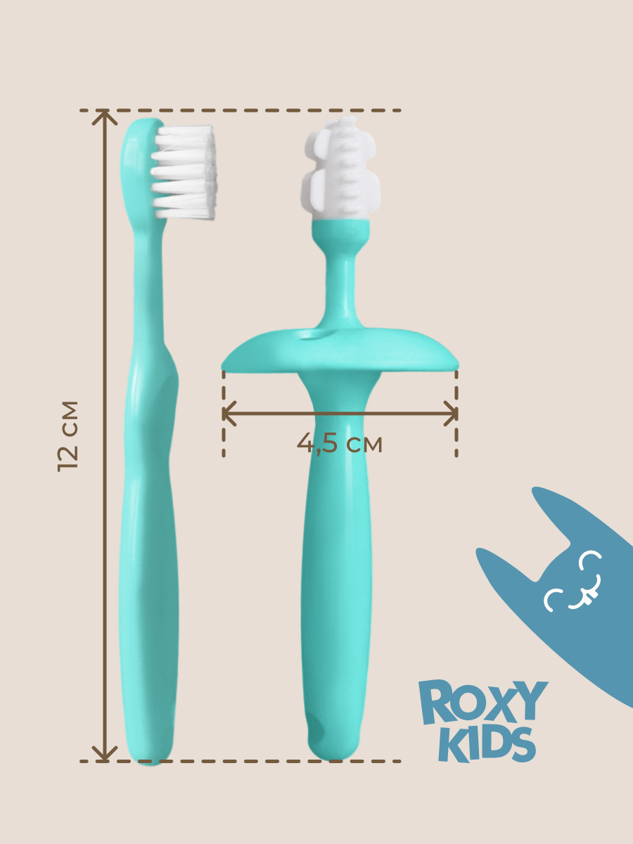 Зубная щетка классическая ROXY-KIDS 2 шт. - фото 9