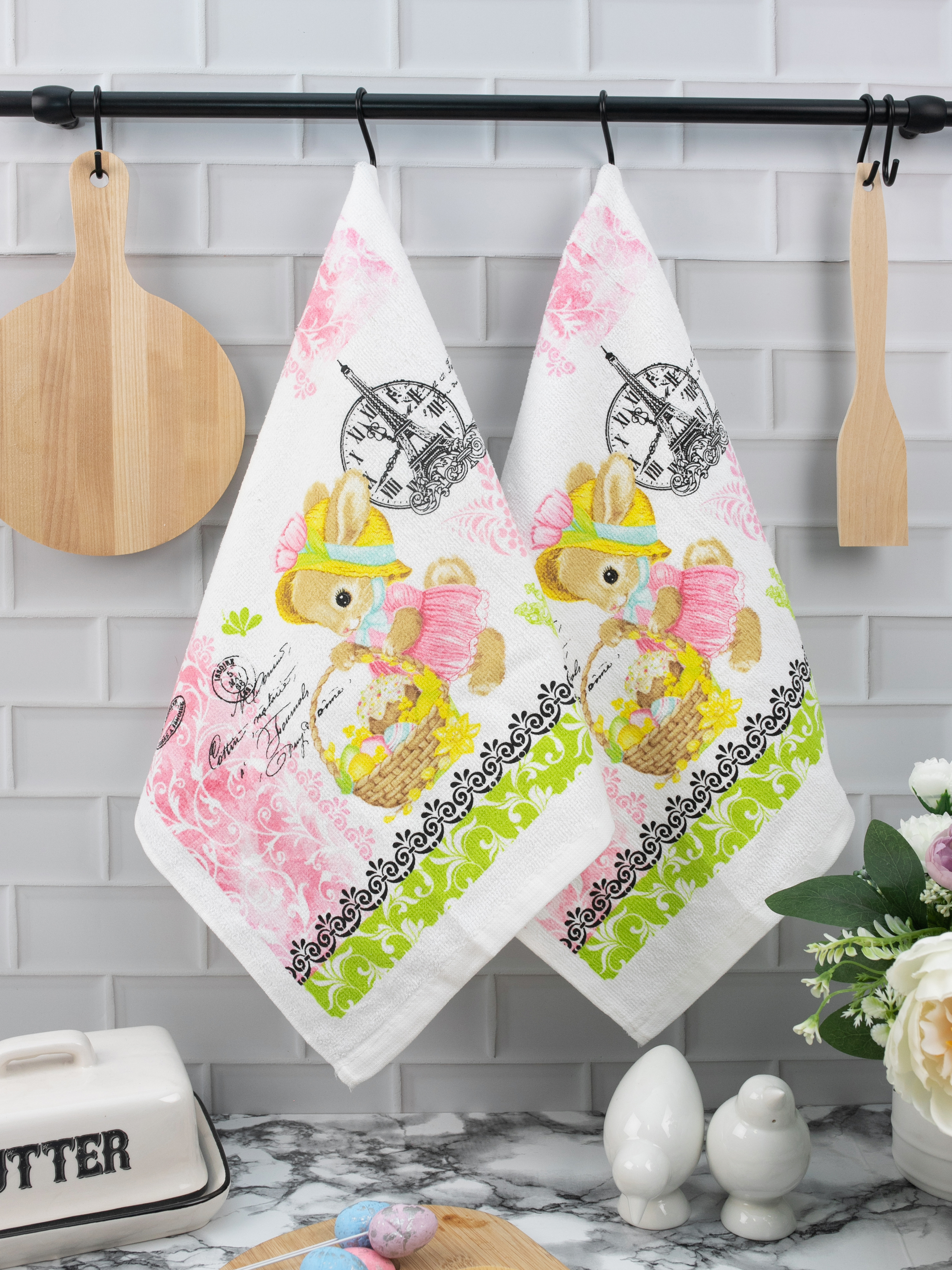 Комплект полотенец кухонных Wellness Леди Рэбит Набор_2 - фото 16