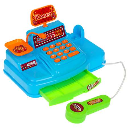 Игровой набор Играем вместе продукты, прилавок, касса, тележки и корзинки