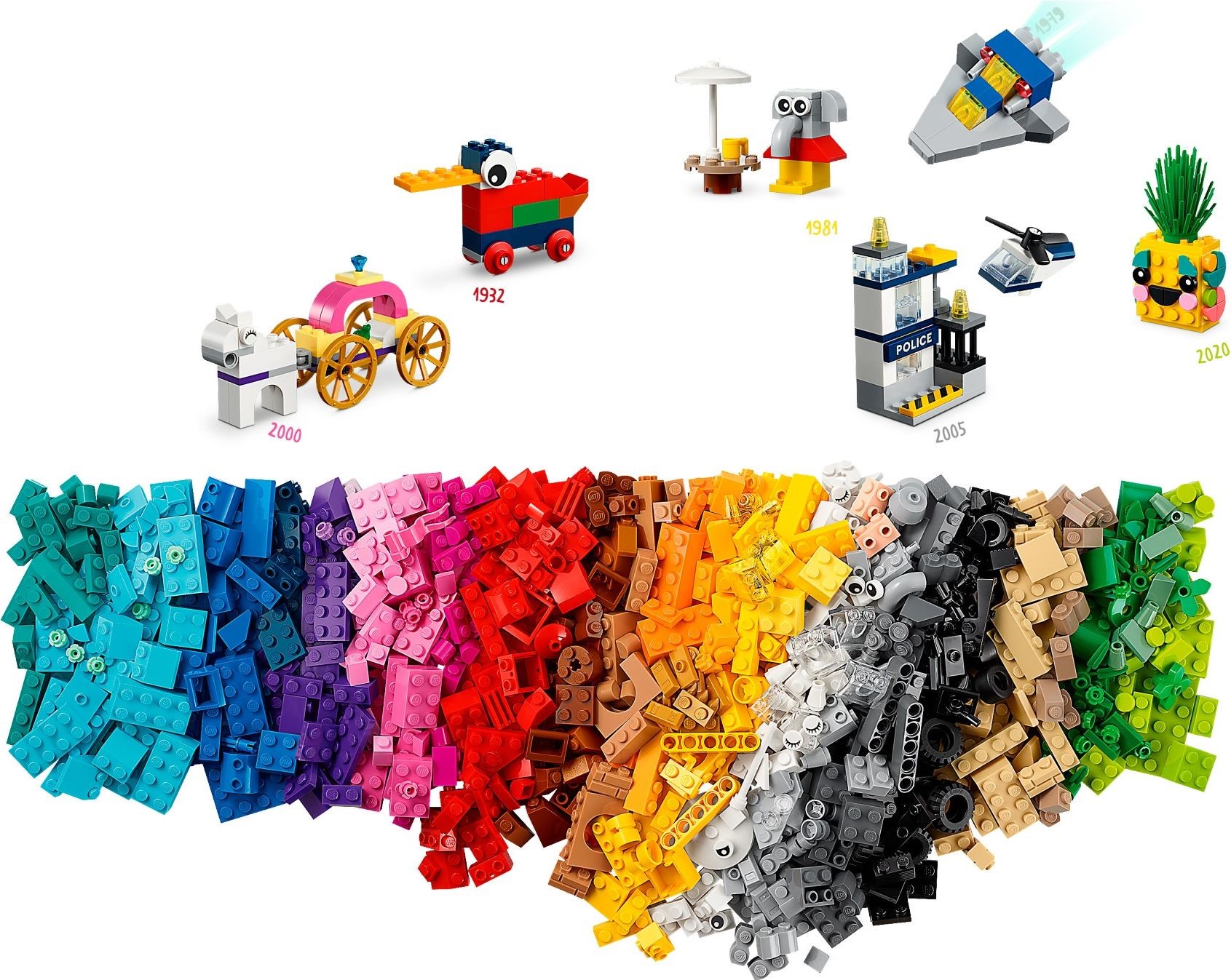 Конструктор LEGO Classic 11021 1100 дет. - фото 3