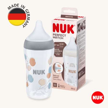 Бутылочка Nuk Natural Feeling 260 мл