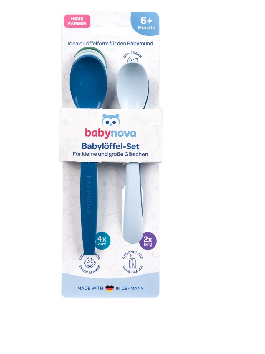 Ложка babynova 6 предм. - фото 1
