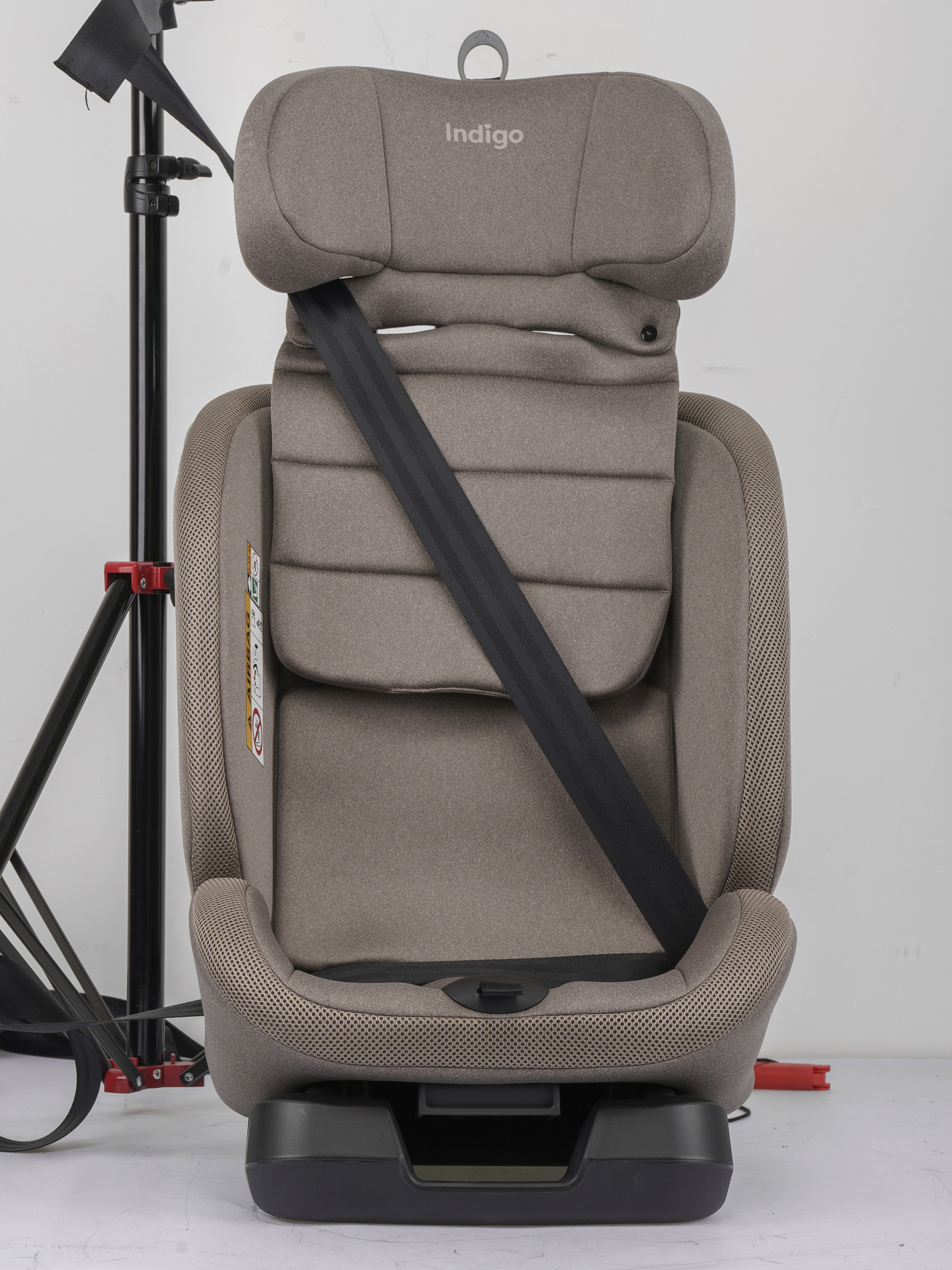 Автокресло Indigo Diesel I-SIZE, группа 0/1/2/3 0+/1/2/3 (0-36 кг) бежевый - фото 6