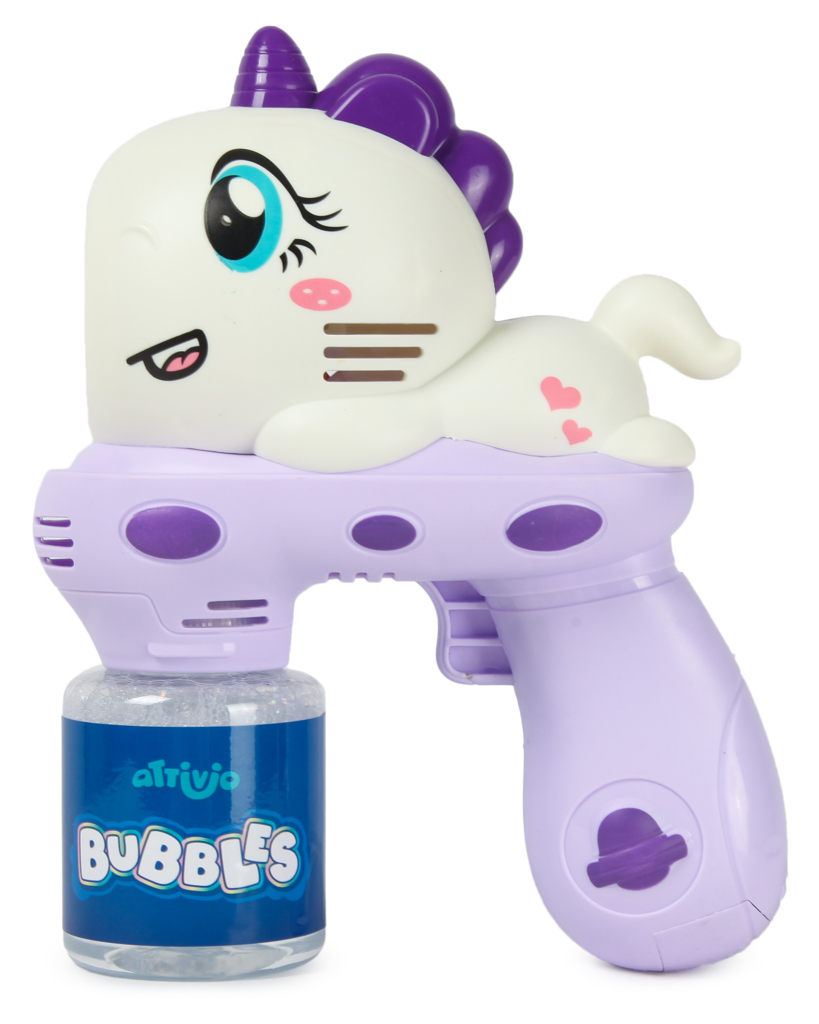 Пистолет для выдувания пузырей Attivio Единорог на облачке в ассортименте - фото 10