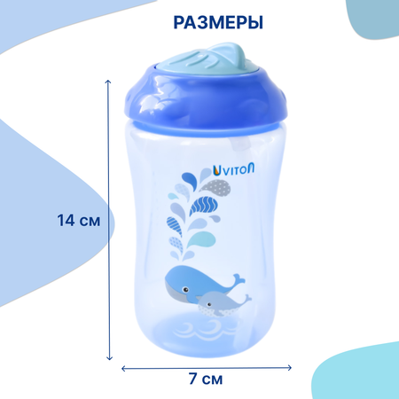 Поильник Uviton New Classic 300 мл в ассортименте