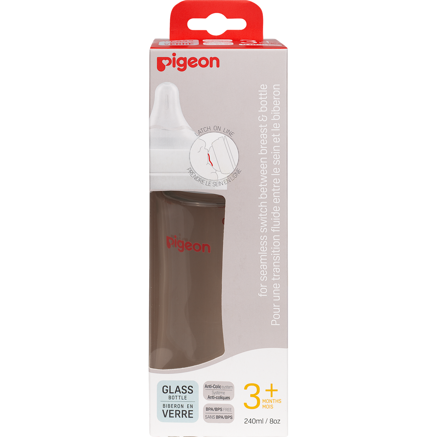 Бутылочка Pigeon 240 мл - фото 18