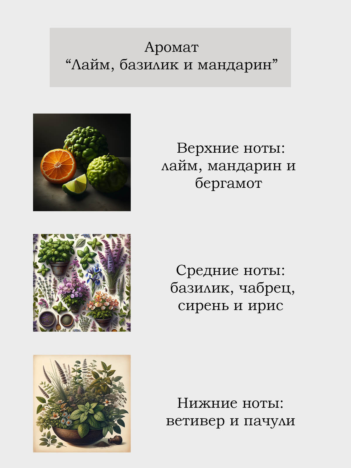 Диффузор для дома с палочками Plates and More Лайм, базилик и мандарин 100 мл - фото 2