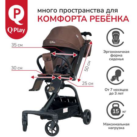 Коляска прогулочная QPLAY Qbook