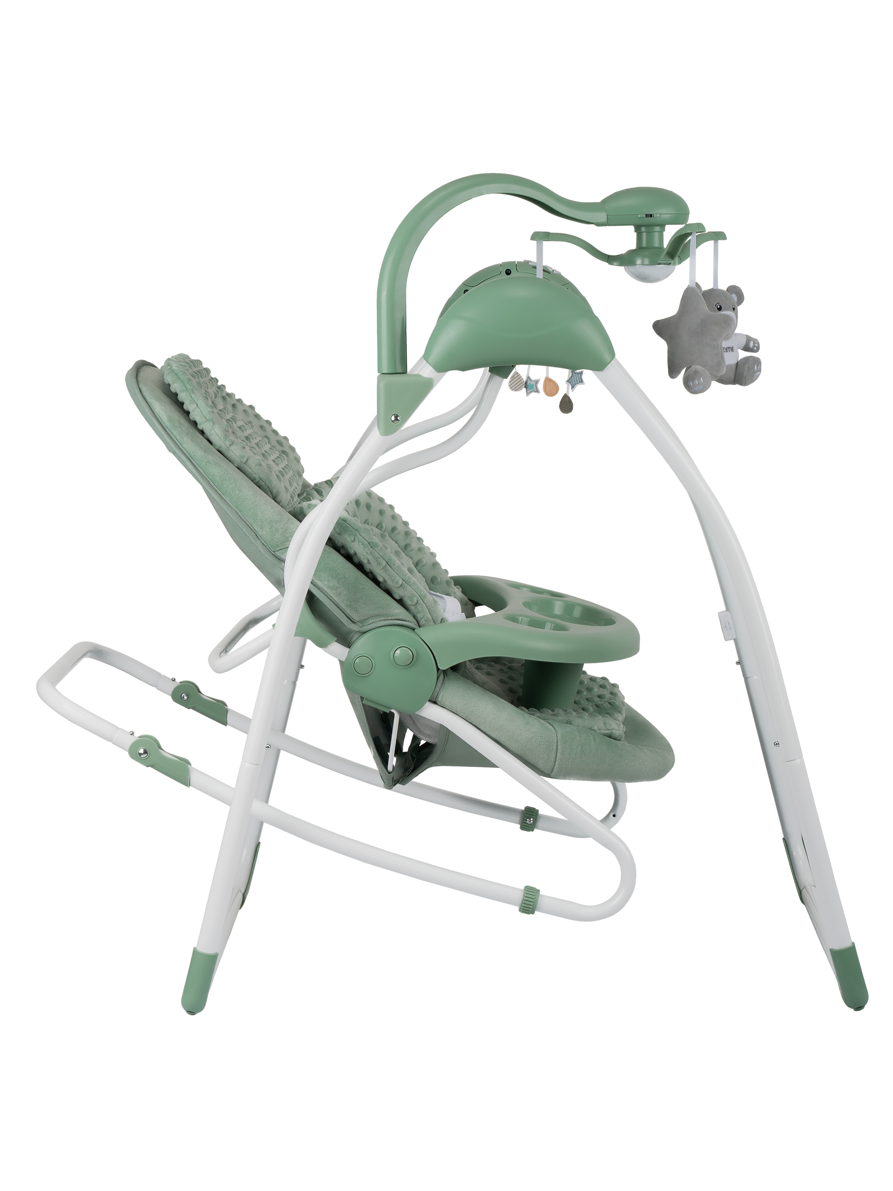 Качели Indigo Fresh зеленый-серый - фото 17