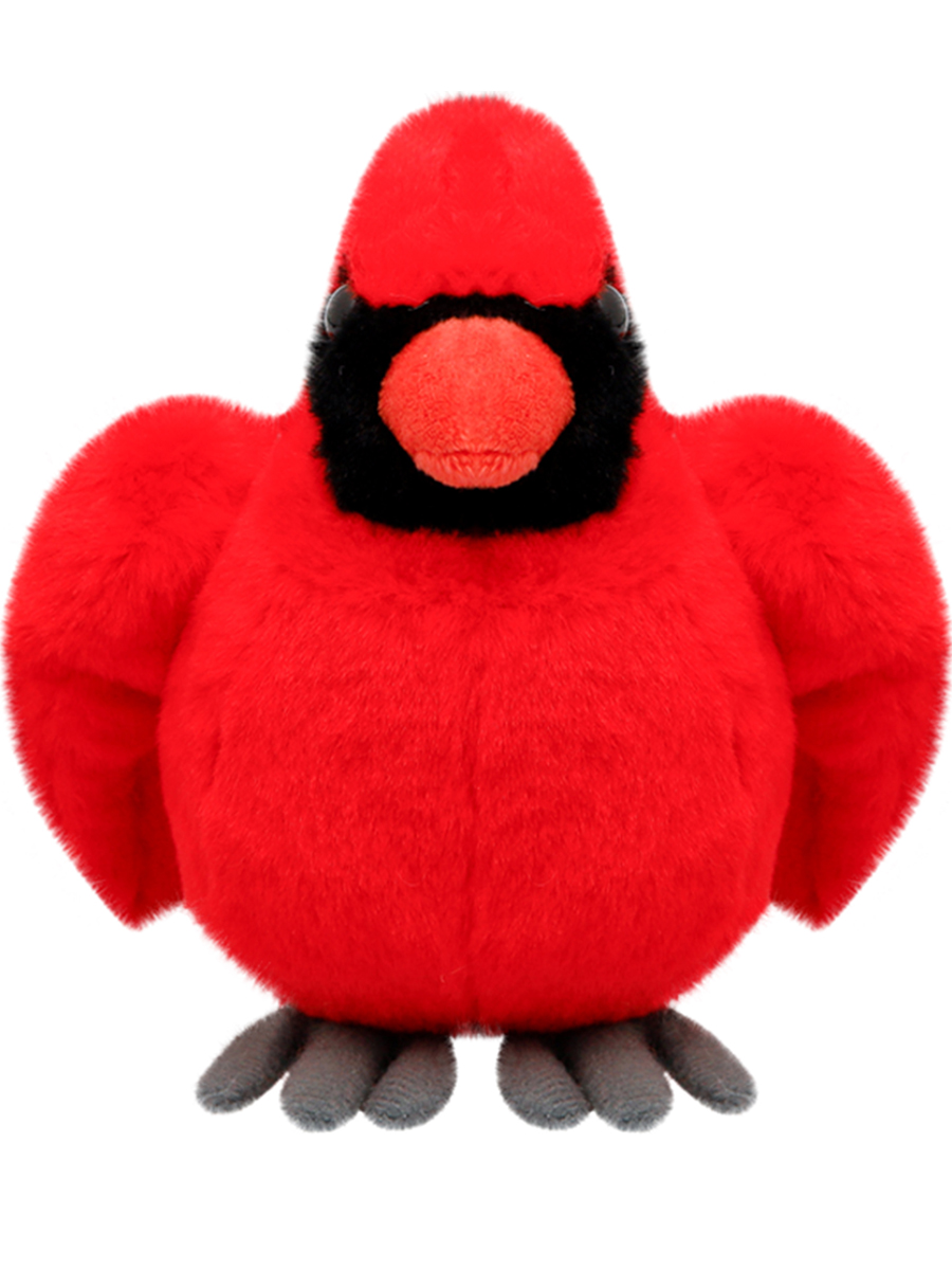Мягкая игрушка All About Nature Красный кардинал - фото 4