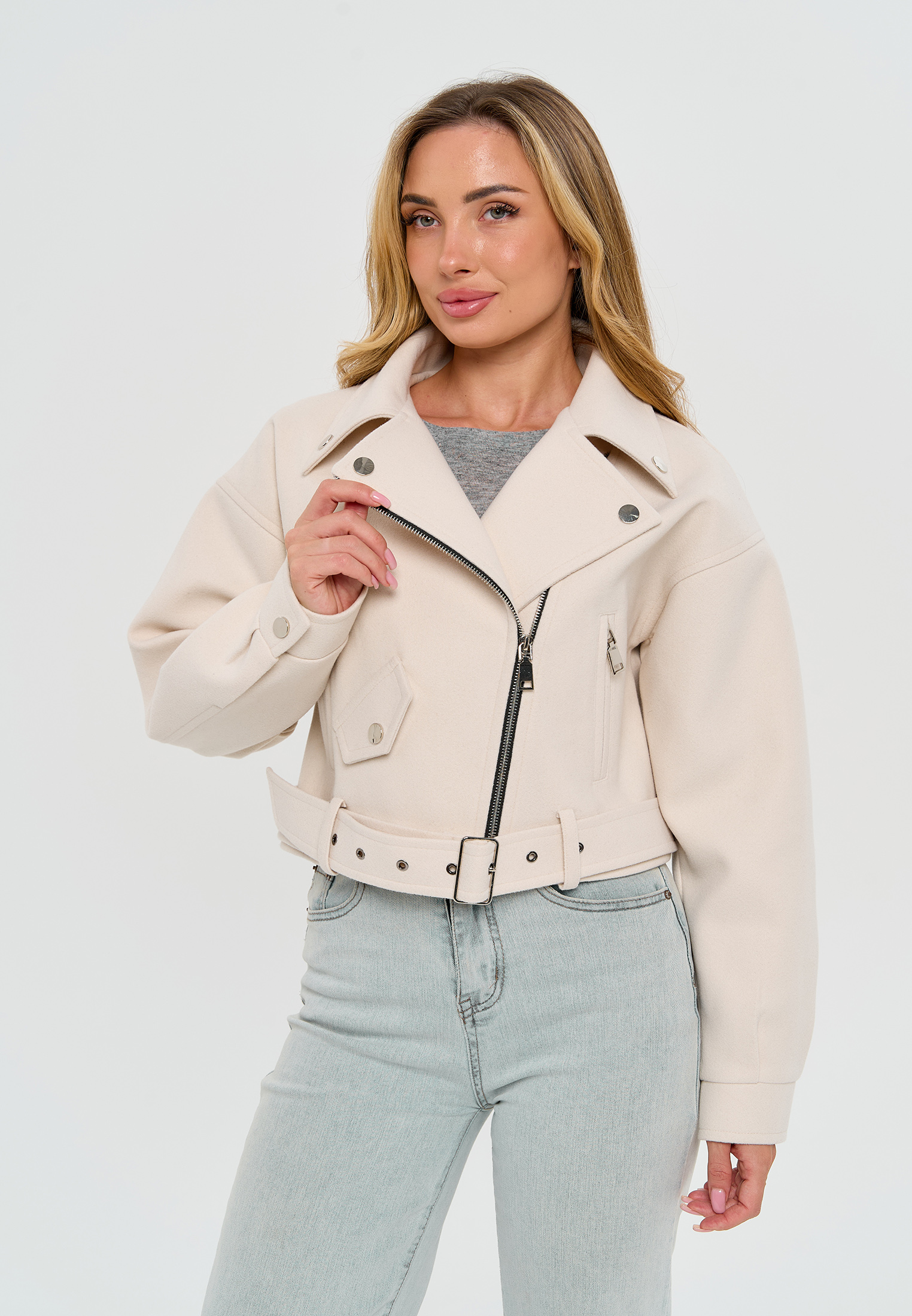 Косуха Stylish AMADEO AJ-8501-бежевый - фото 3