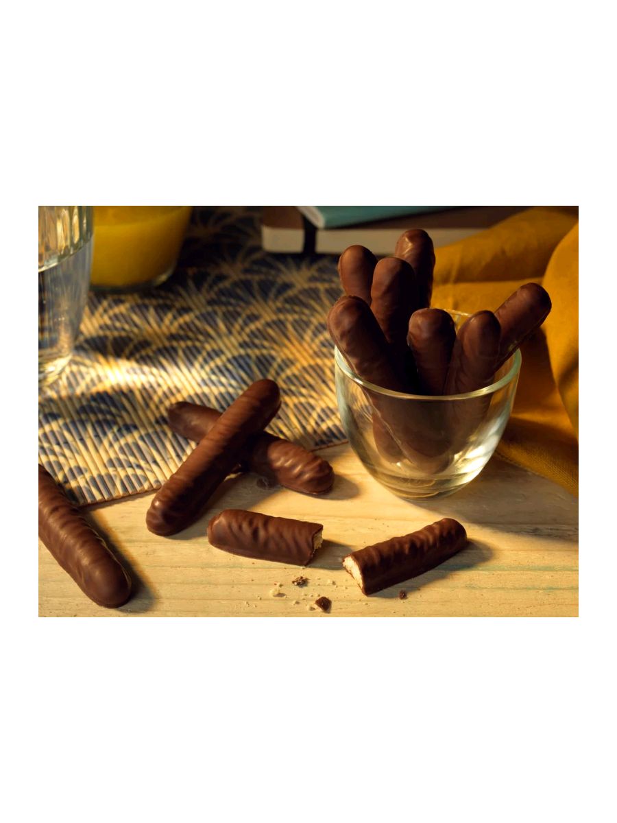 Печенье Dr.Schar Ciocko Sticks в молочном шоколаде без глютена 150г*2шт - фото 4
