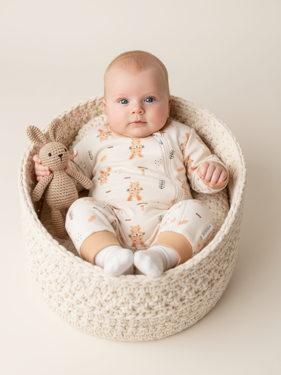 Изображение товара Комбинезон для новорожденных Эскимо 86 — мягкий гипоаллергенный трикотаж