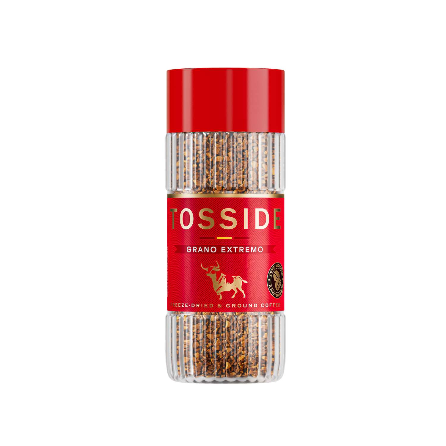 Кофе сублимированный с молотым TOSSIDE Grano Extremo 100г - фото 1