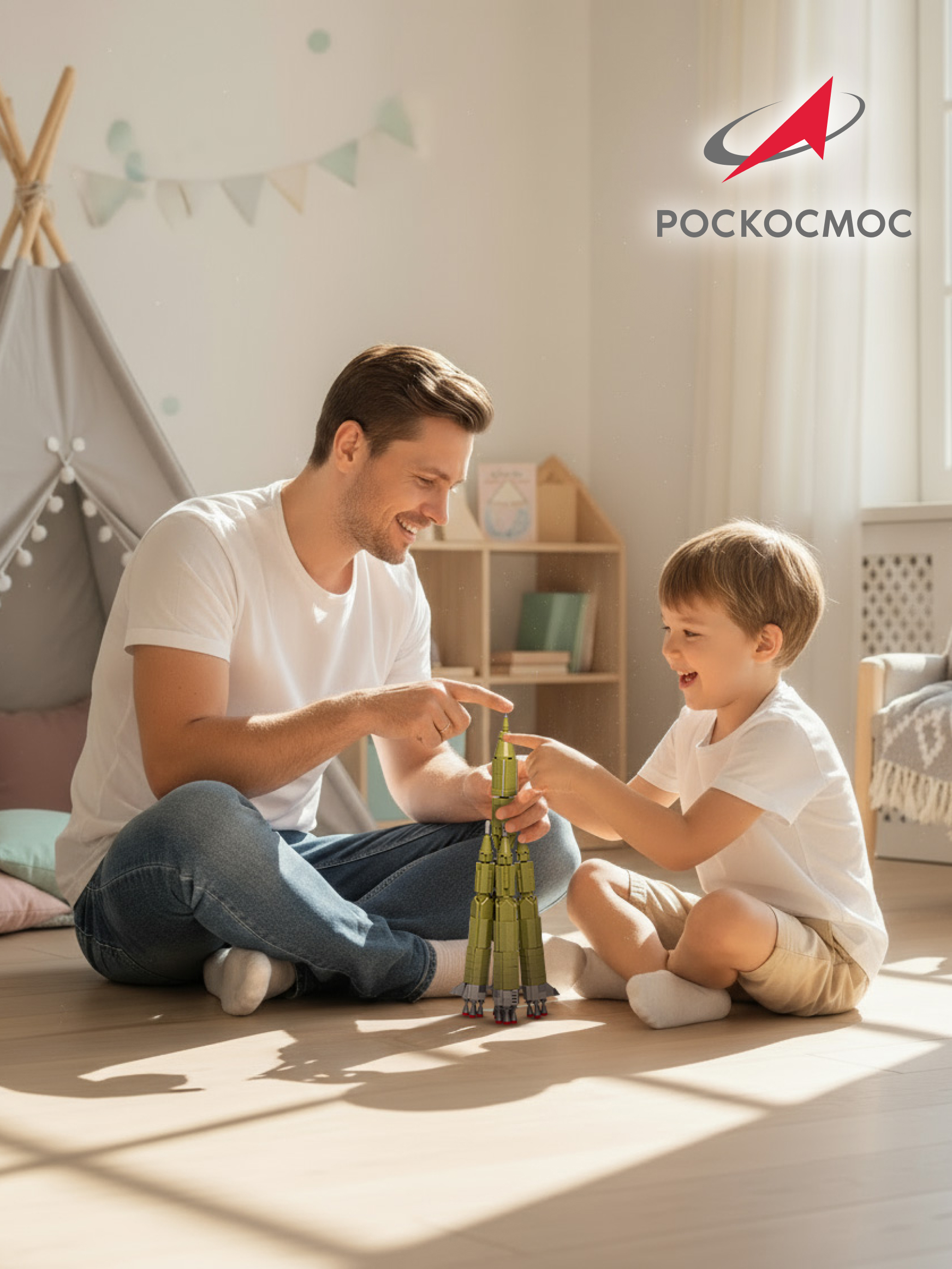 Конструктор Роскосмос Ракета-носитель Р-7 Семерка 721 дет. - фото 8