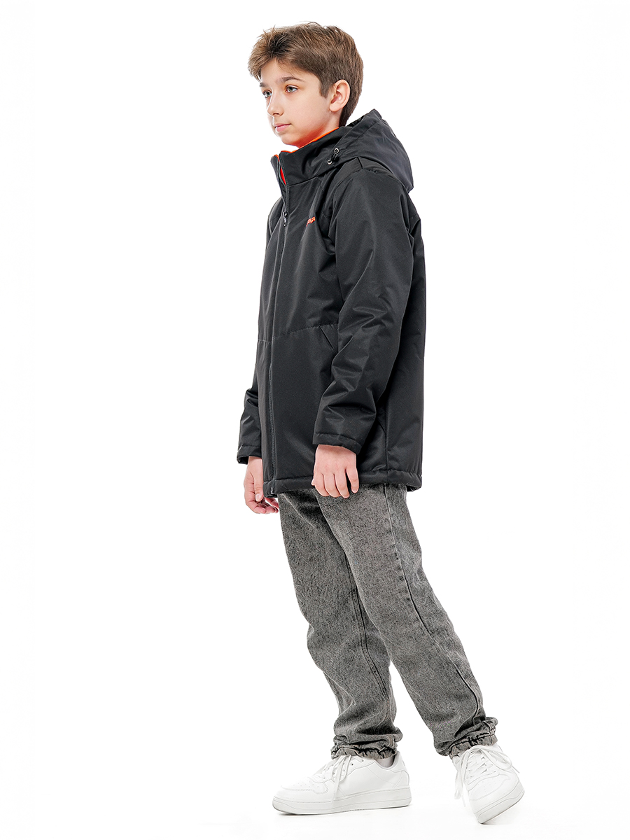 Куртка RODOS М-245/Черный(оранжевый) - фото 4