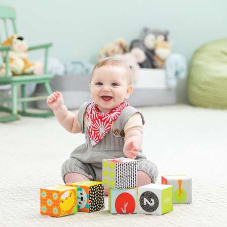 Игрушка INFANTINO кубики Мягкие Цвета и числа
