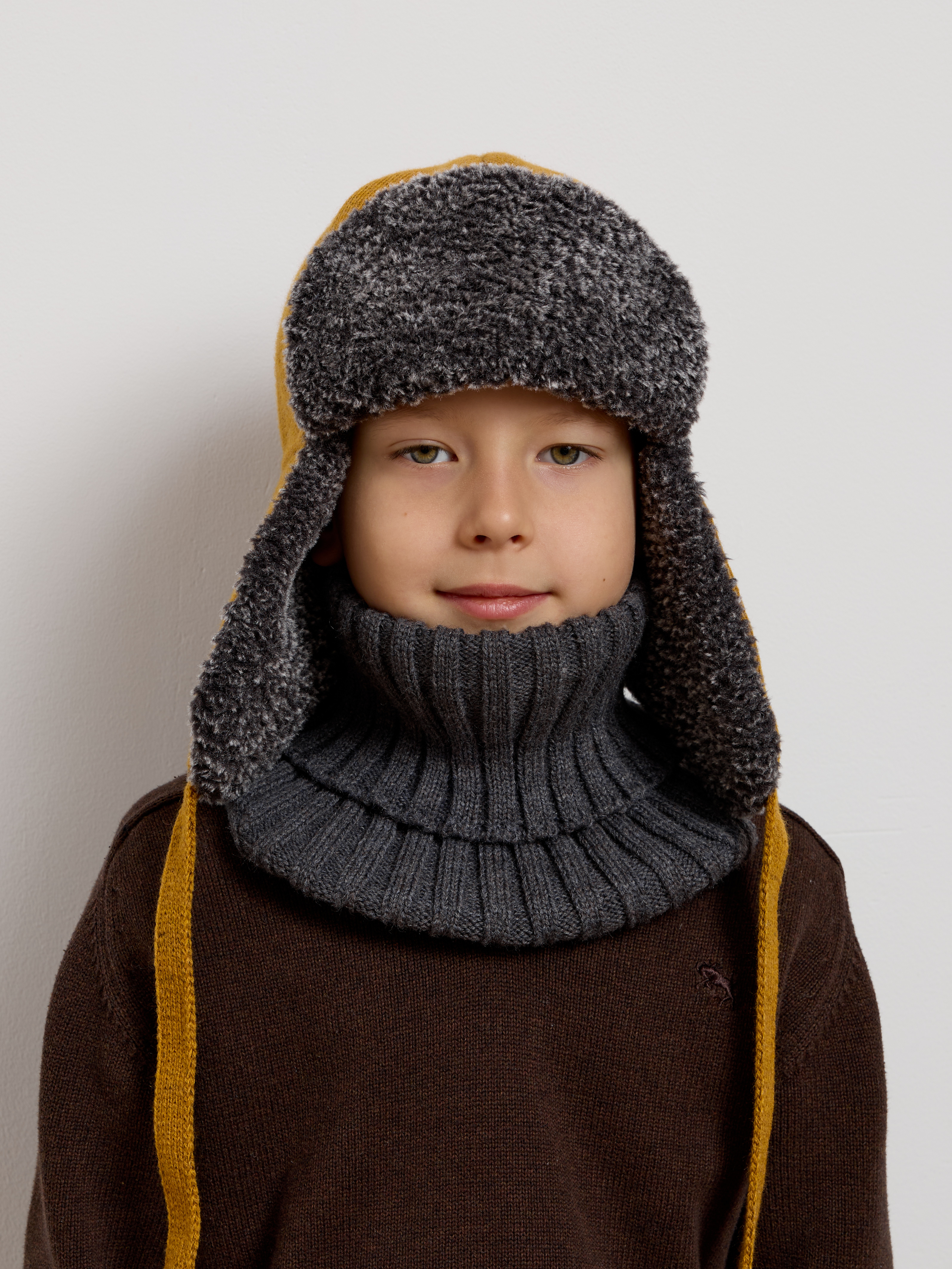 Шапка-ушанка Starkoff Kids Д500918 - фото 7