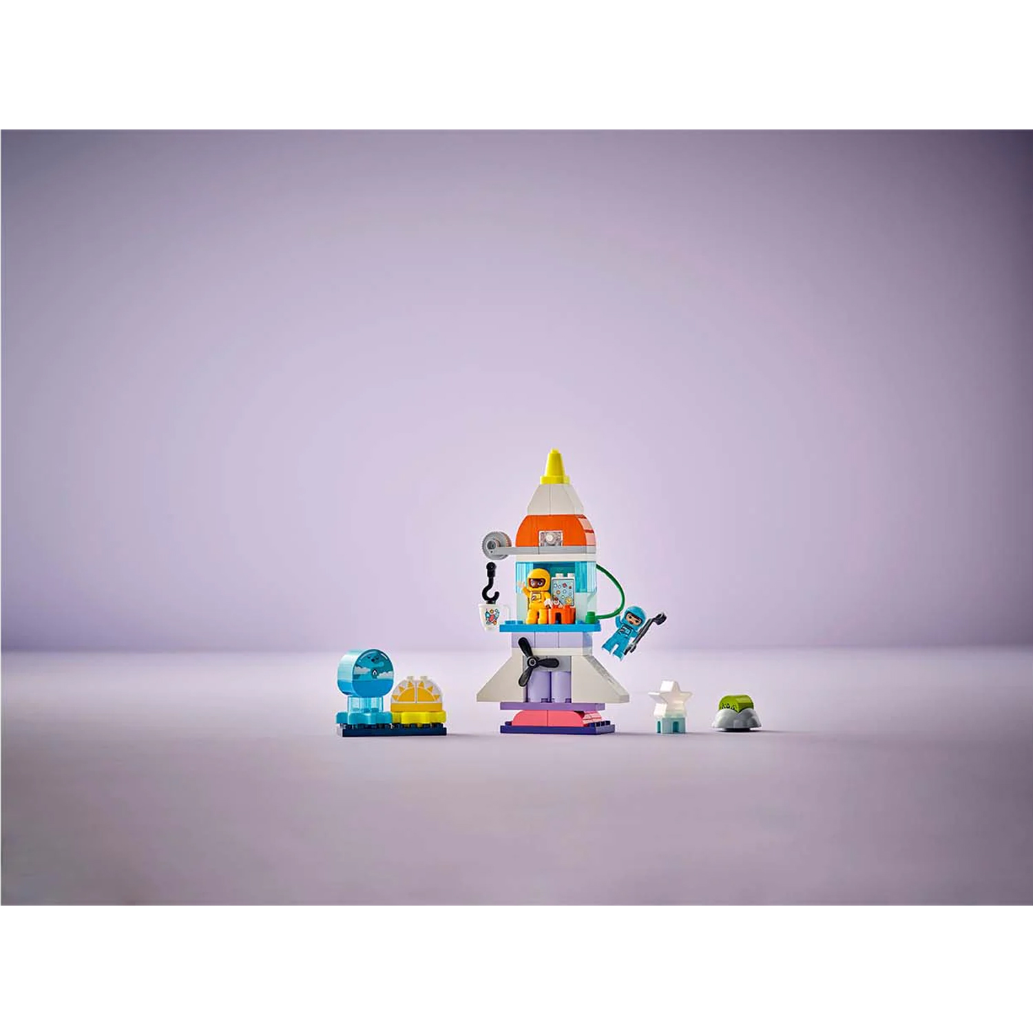 Конструктор LEGO DUPLO Приключение на космо шаттле блочный - фото 10