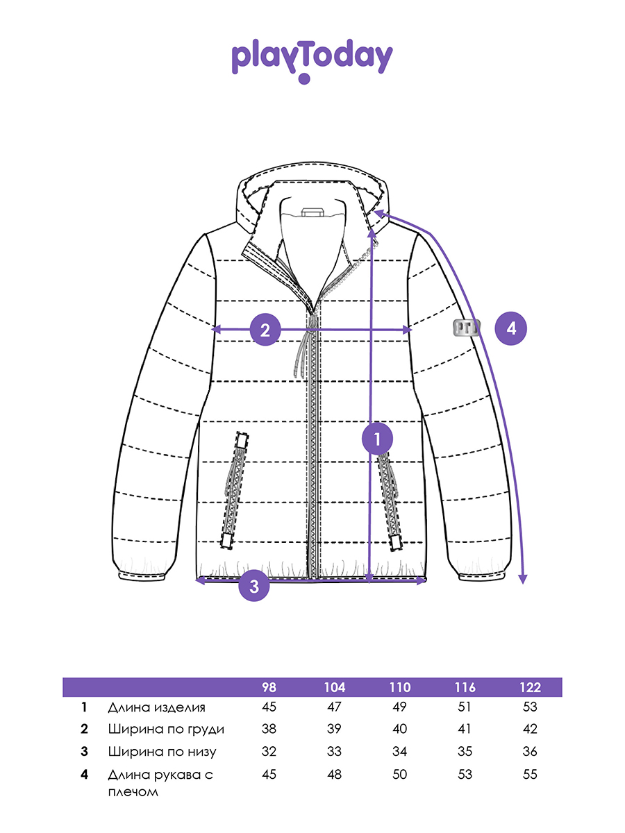 Куртка PlayToday 32512062 - фото 5