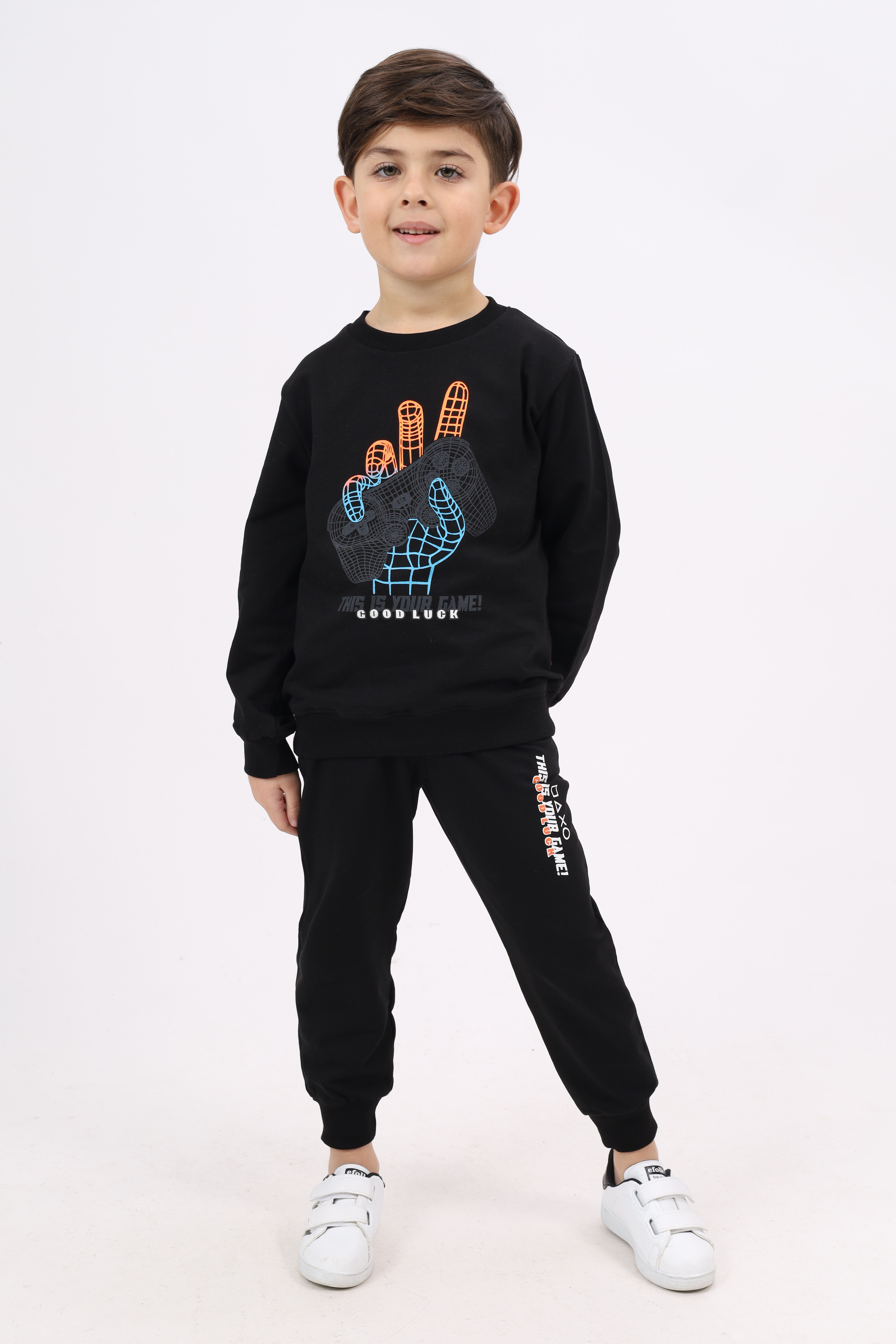 Свитшот и брюки TOONTOY KIDS 22798007 - фото 2