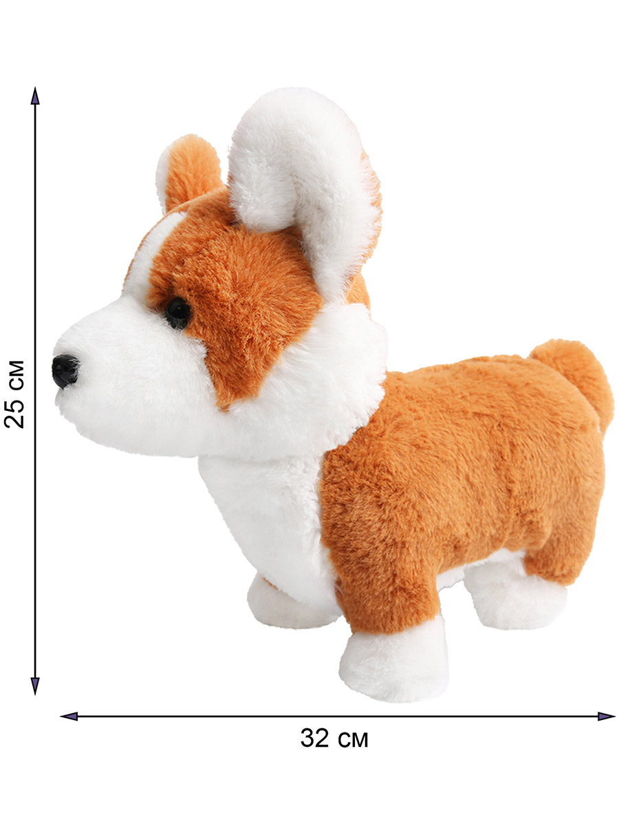 Мягкая игрушка All About Nature собачка Корги - фото 4