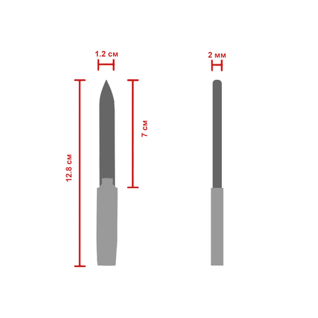 Пилочка BOHEMIA Czech Glass Nail Files 2 предм.