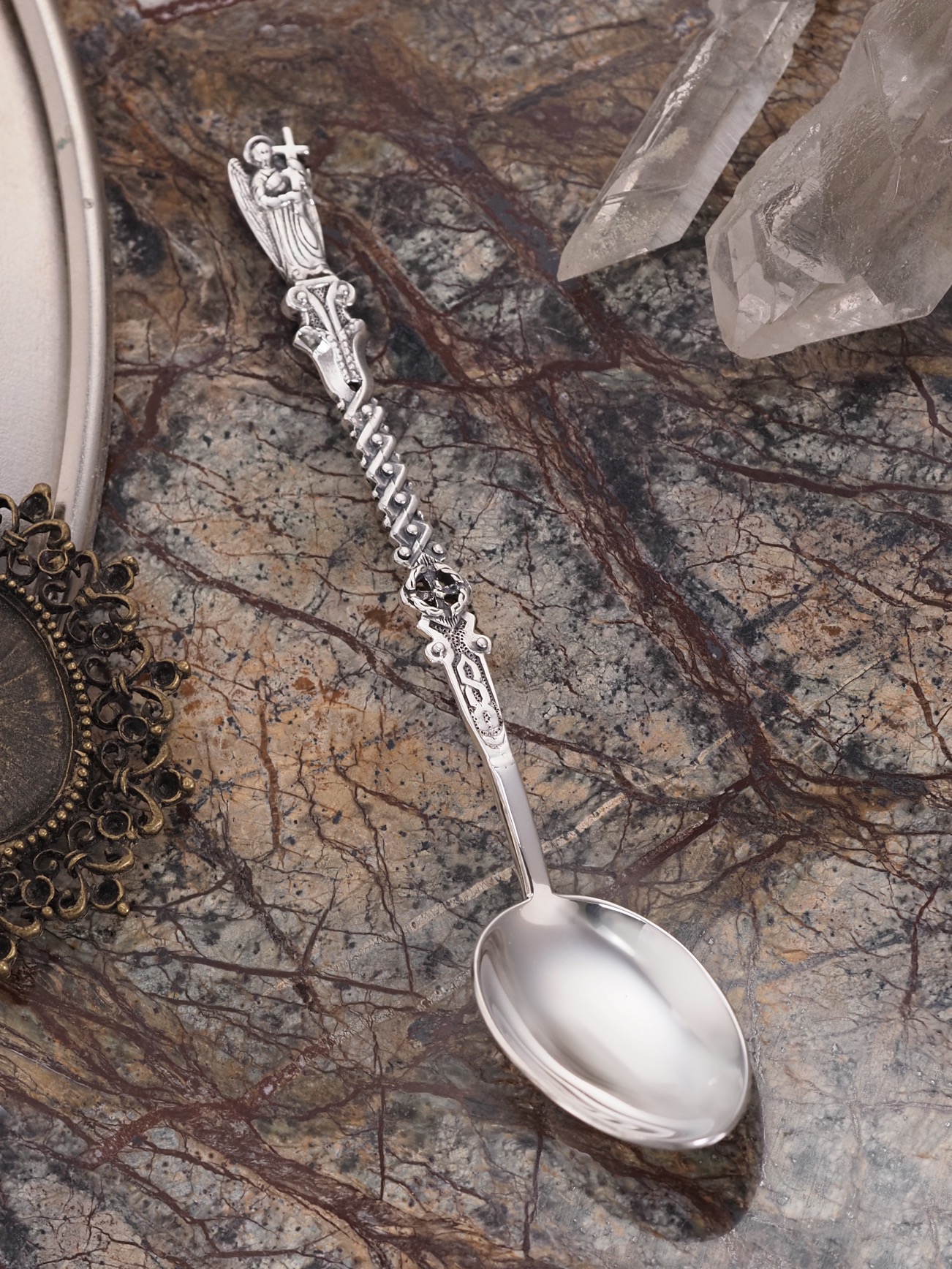 Серебряная ложка Serebro Store Ангел хранитель - фото 3