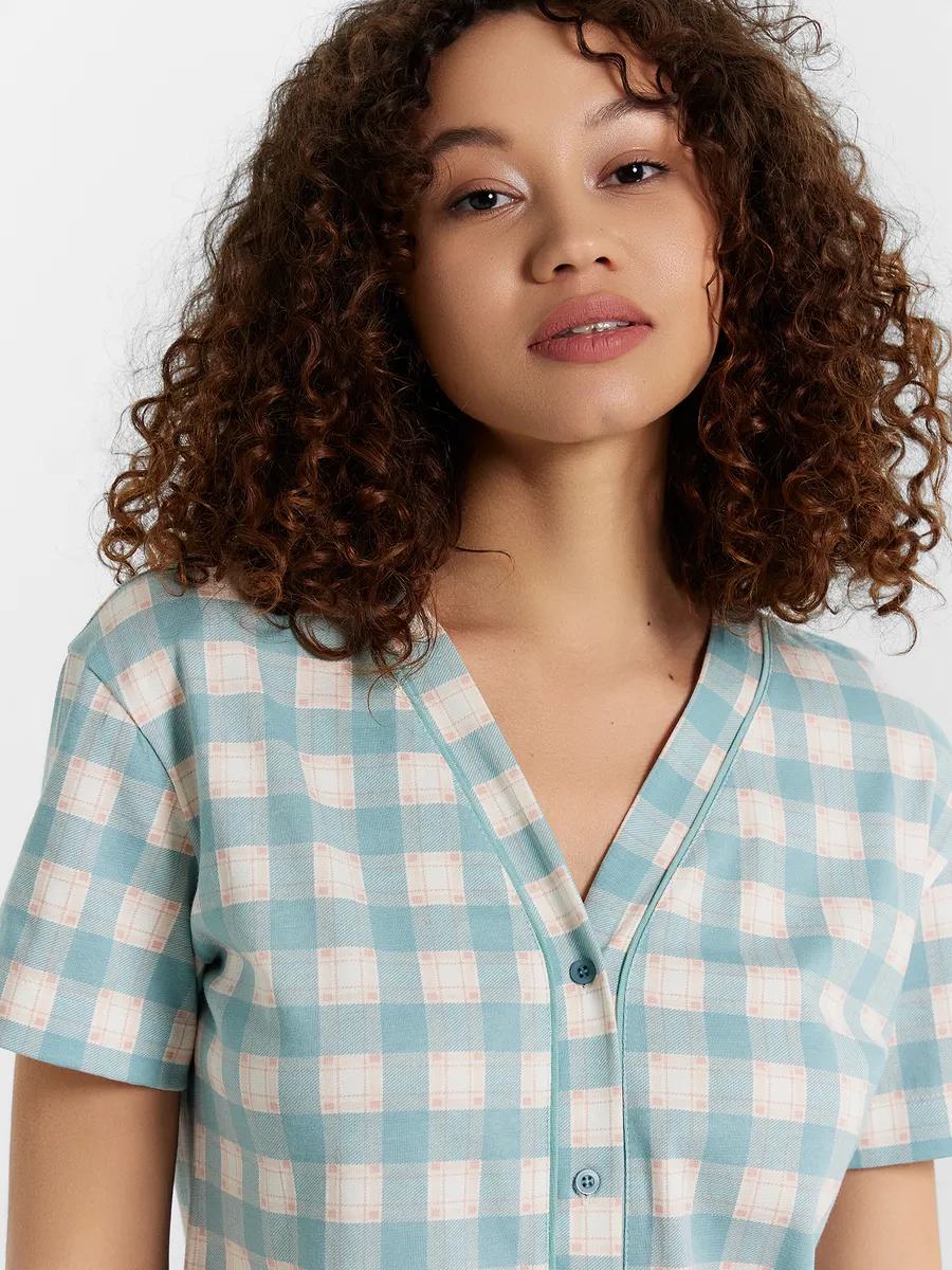 Пижама Mark Formelle (Марк Формэль) 592348/зеленая клетка - фото 12