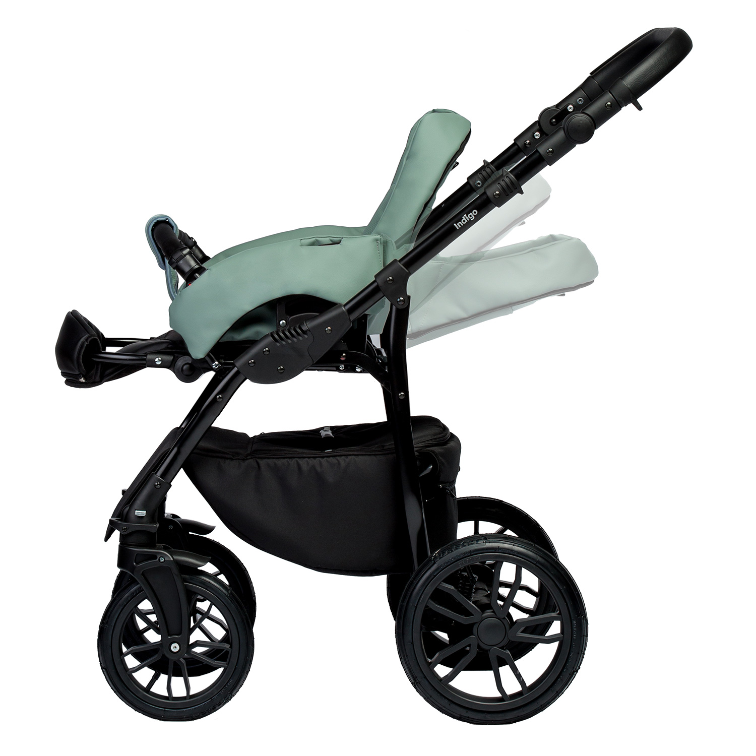 Коляска 2в1 Indigo Special 05 шалфей - фото 7