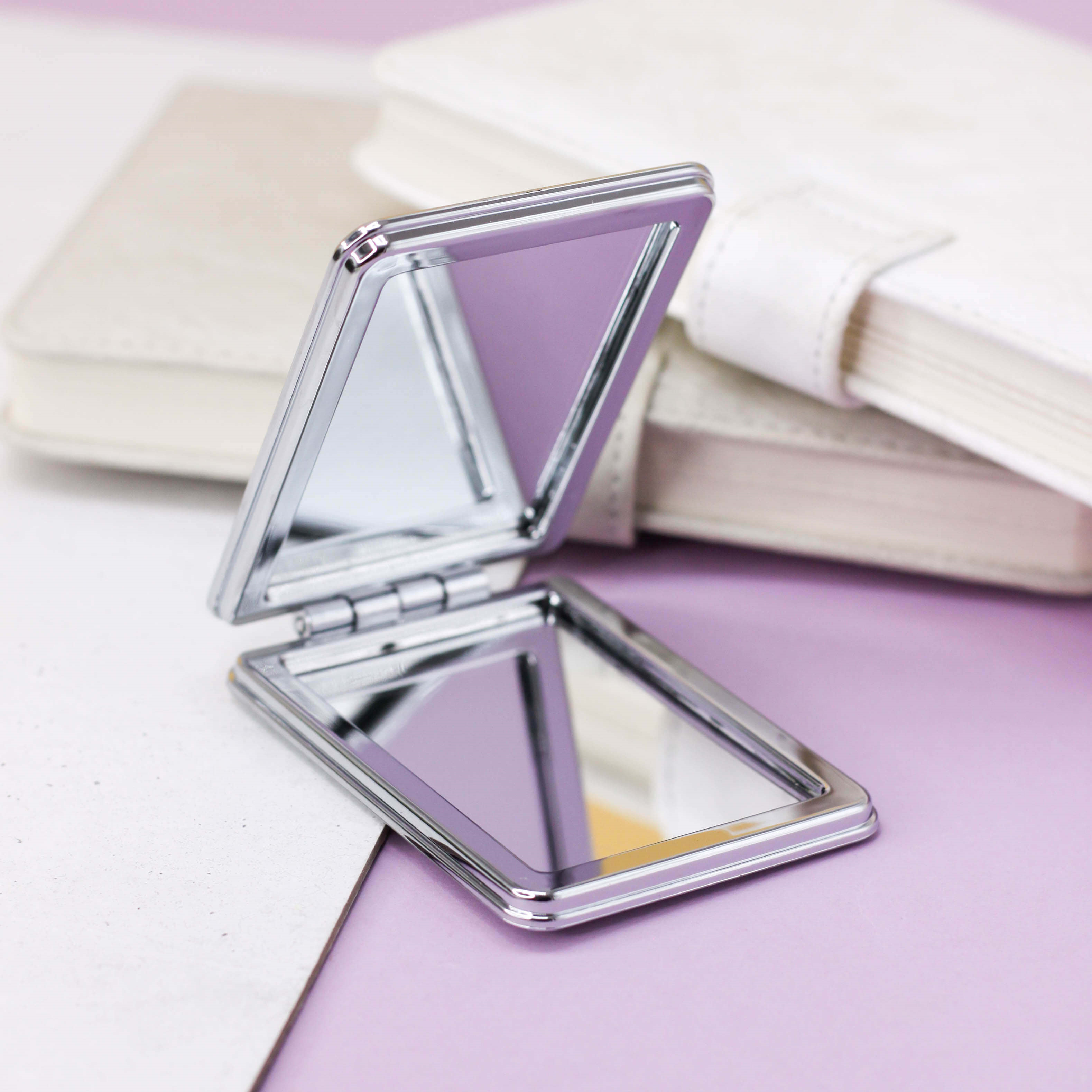 Зеркало iLikeGift Sparkles avocado карманное - фото 2