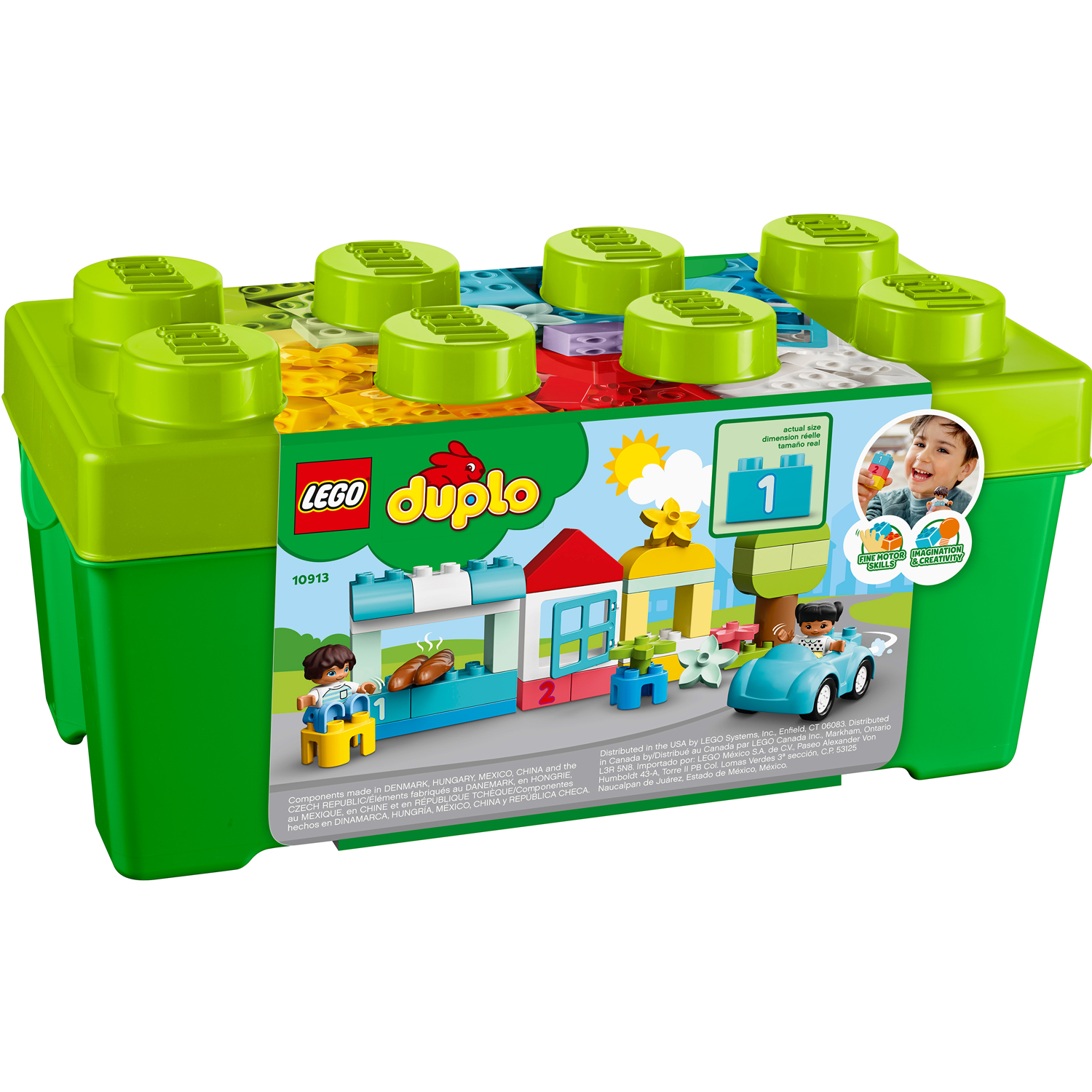 Конструктор LEGO DUPLO Коробка с кубиками 65 дет. - фото 11