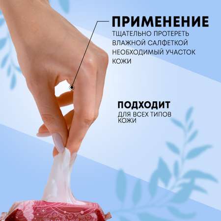 Влажные салфетки MAGIE academie 160 шт.