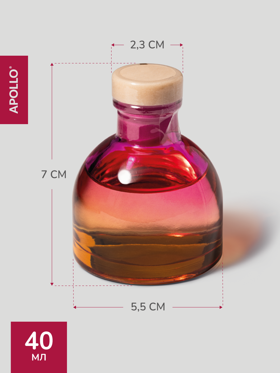 Ароматический диффузор APOLLO амбра и лилия 40 мл - фото 4