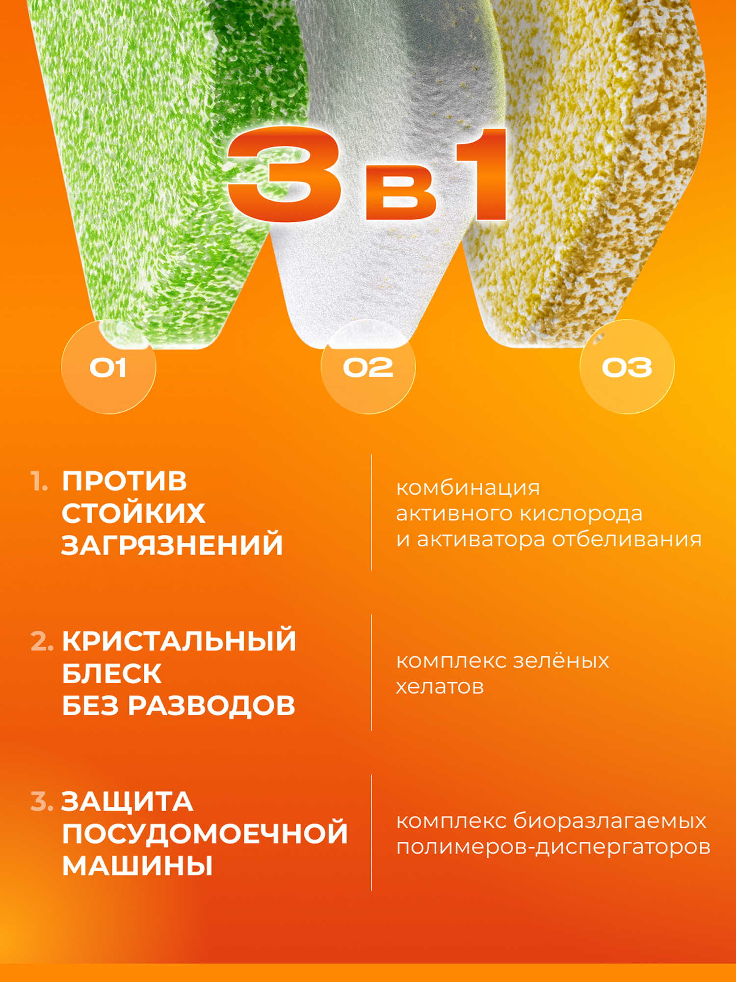 Таблетки для посудомоечных машин Synergetic 25 шт. - фото 7