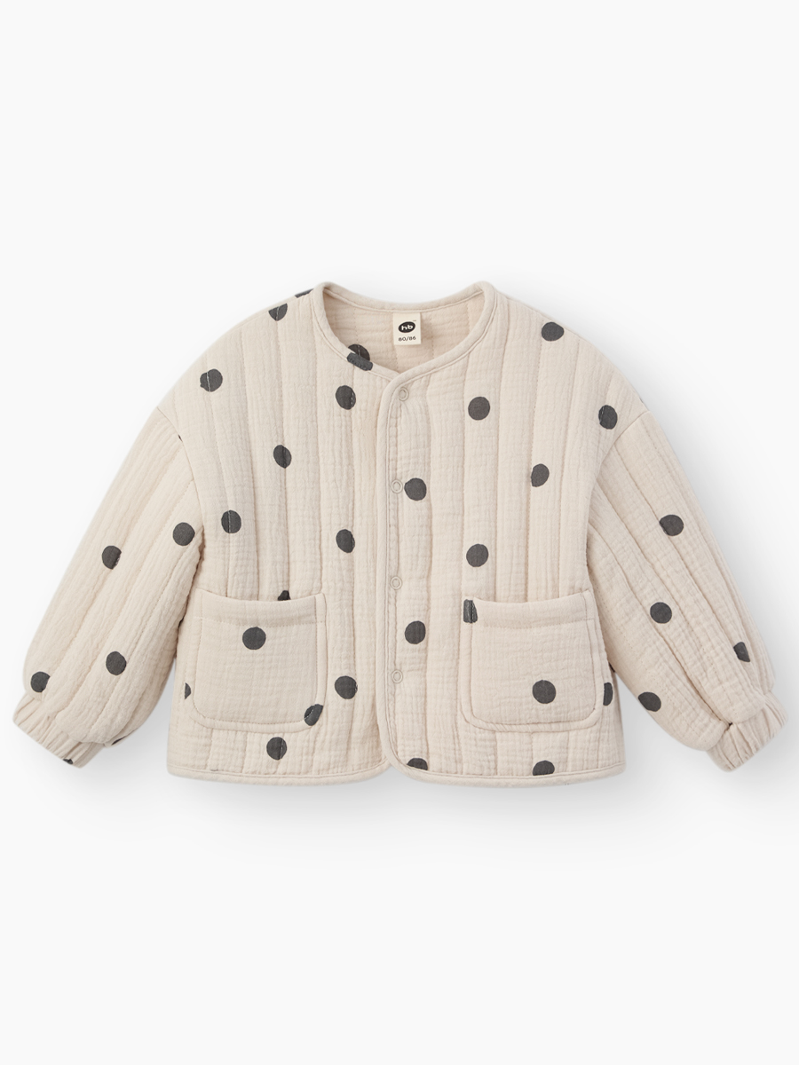 Куртка Happy Baby 88270-1_beige with dots - фото 13
