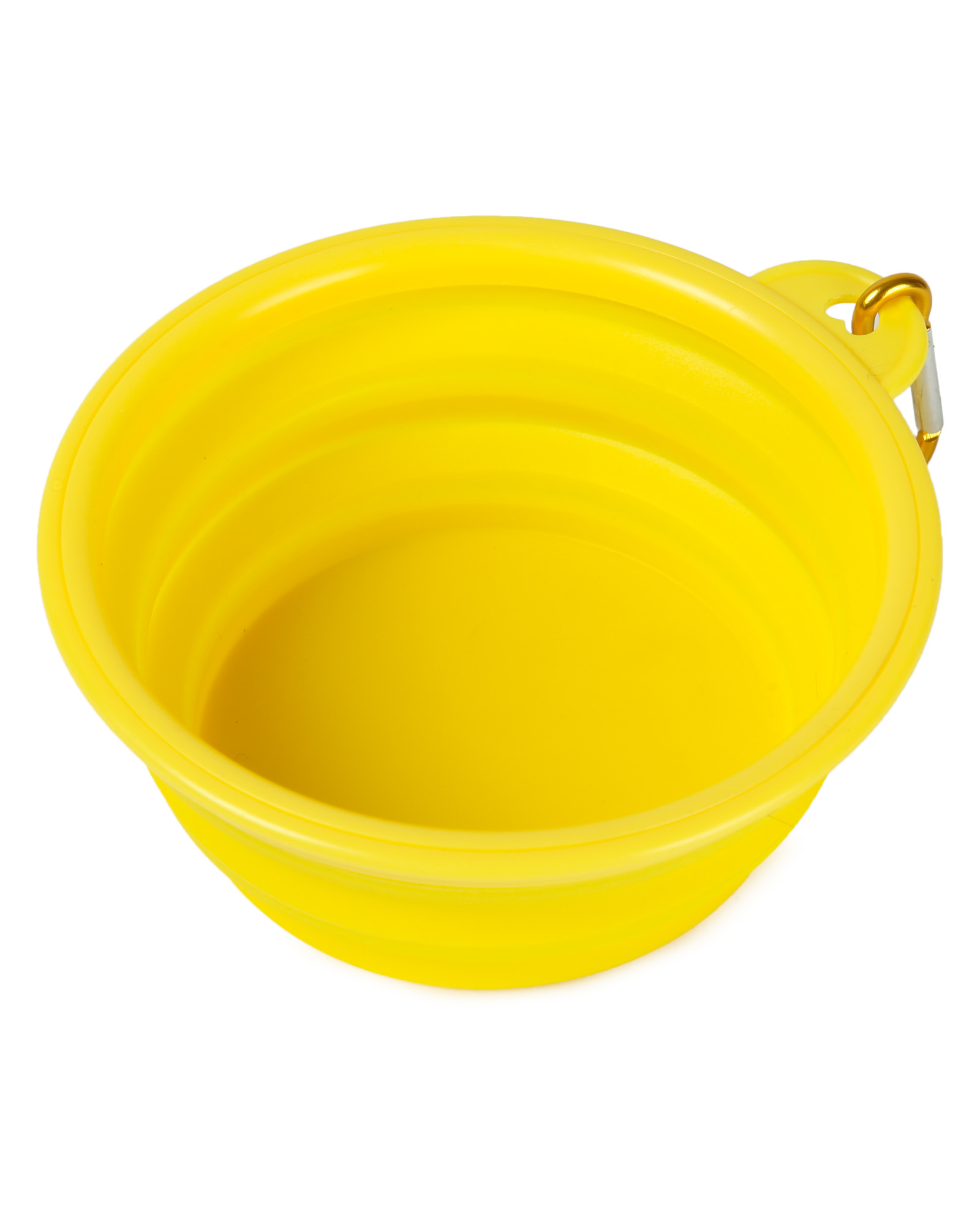 Миска силиконовая Barbaks Источник складная желтая 350мл - фото 1