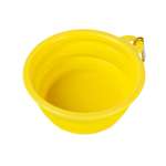 Миска силиконовая Barbaks Источник складная желтая 350мл