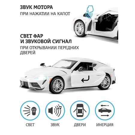 Автомобиль АВТОпанорама Toyota GR Supra 1:31