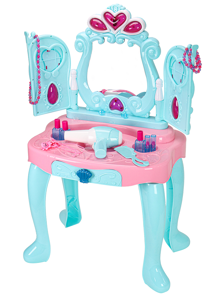 Игрушка Yako Toys туалетный столик, косметика, фен, бижутерия - фото 4